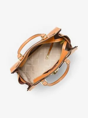 Nouveau Hamilton Large Pebbled Leather Satchel