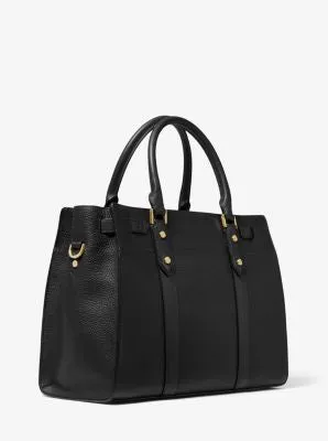 Nouveau Hamilton Large Pebbled Leather Satchel