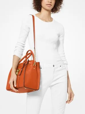 Nouveau Hamilton Large Pebbled Leather Satchel