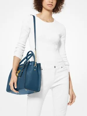 Nouveau Hamilton Large Pebbled Leather Satchel