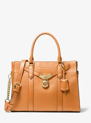 Nouveau Hamilton Large Pebbled Leather Satchel