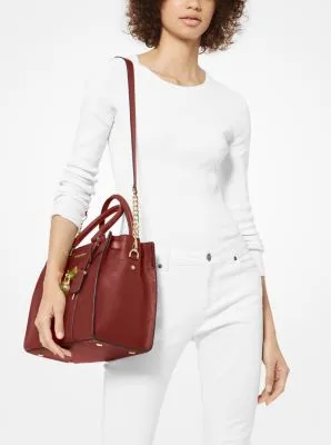 Nouveau Hamilton Large Pebbled Leather Satchel