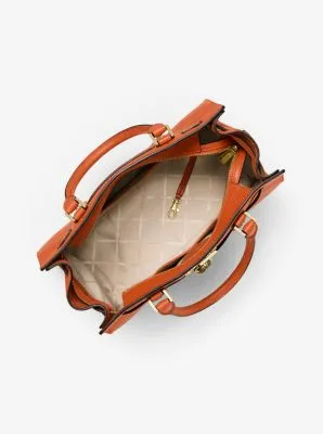 Nouveau Hamilton Large Pebbled Leather Satchel