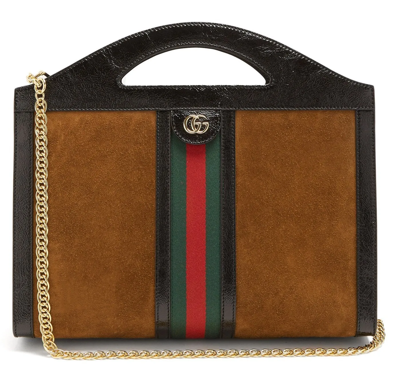 Ophidia Suede Shoulder Bag
