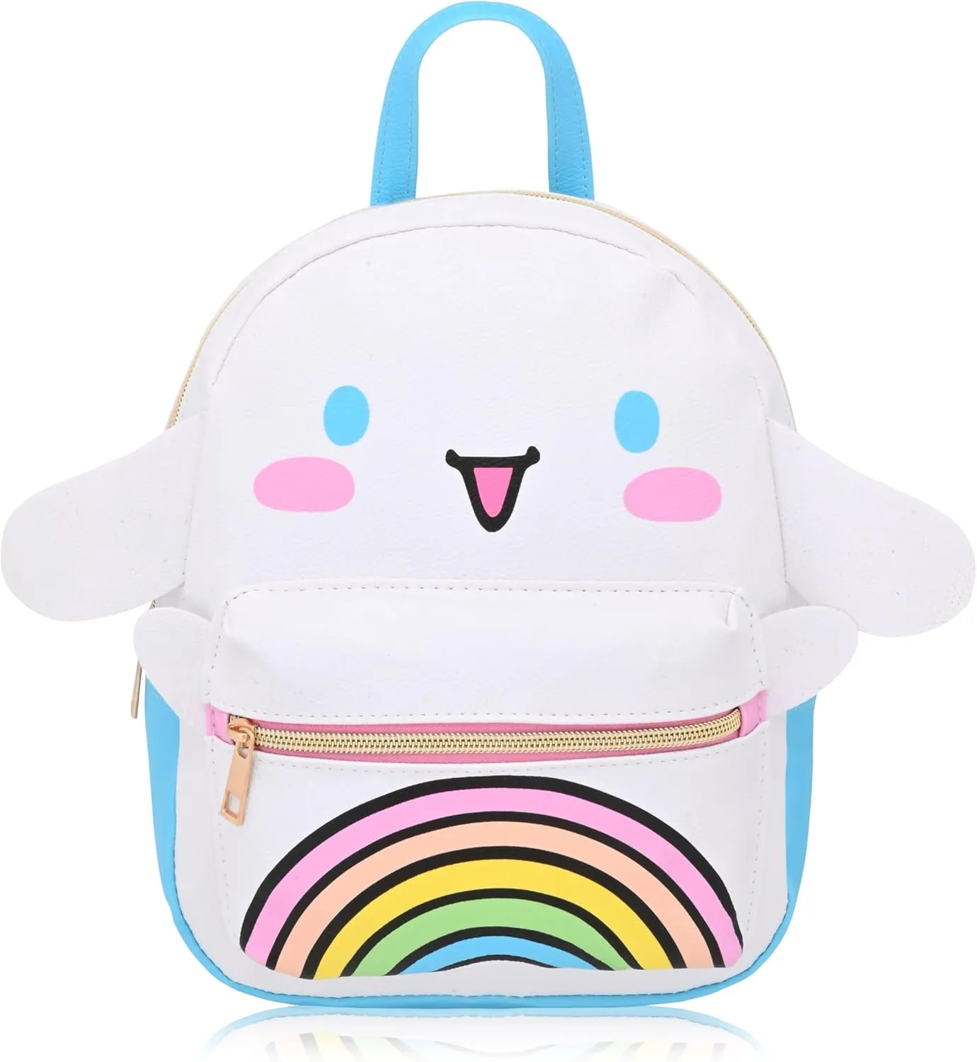 Sanrio Hello Kitty and Friends Cinnamoroll Unisex Backpack | Cute PU Leather 10" Mini Backpack Purse