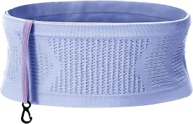 Slim Running Belt, Hidden Running Belt Fanny Pack for Men Women, Travel Running Waist Belt for Money and Passport (Purple, Small)