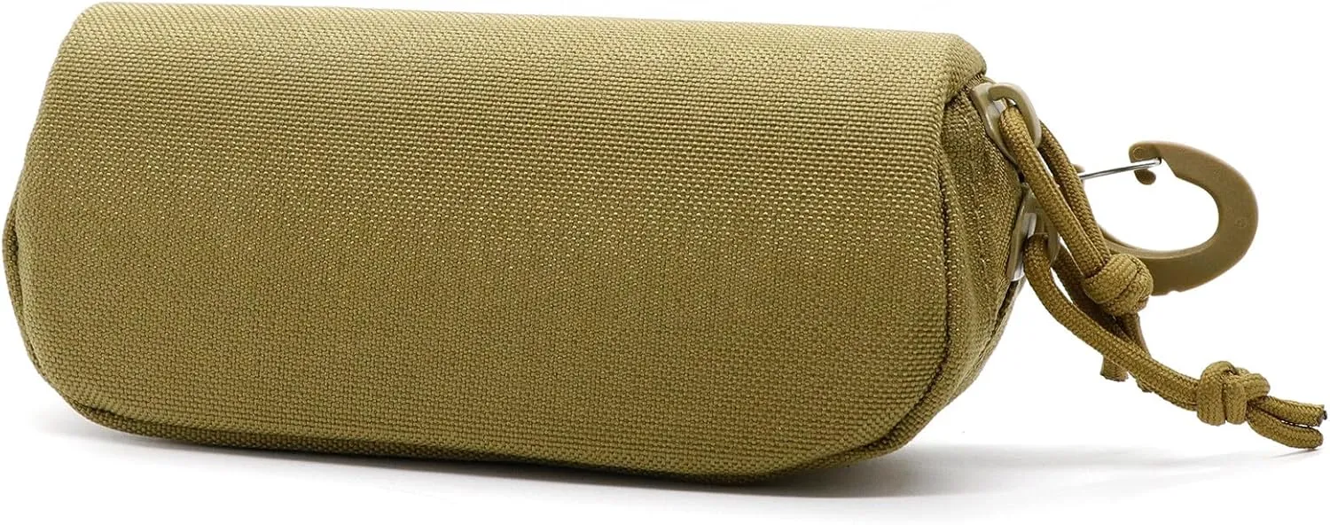 Tactical Molle Glasses Case Hard Shell Sunglass Case Eyeglass Case Shockproof Protective Glasses Case With Clip