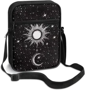 TODIYADDU Messenger Bag for Women Men Mini Shoulder Bag with Adjustable Straps Trendy Crossbody Sling Bag for Cell Phone Keys