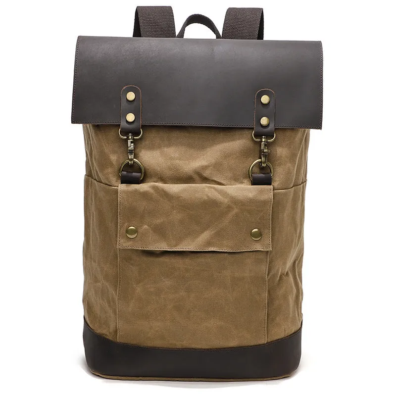Travel Backpack, Canvas Backpack, Personalized Christmas Gift, Unisex Rucksack