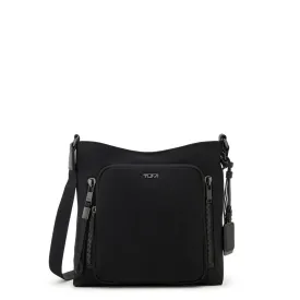 Tumi Voyageur Tyler Crossbody - Black/Gun Metal
