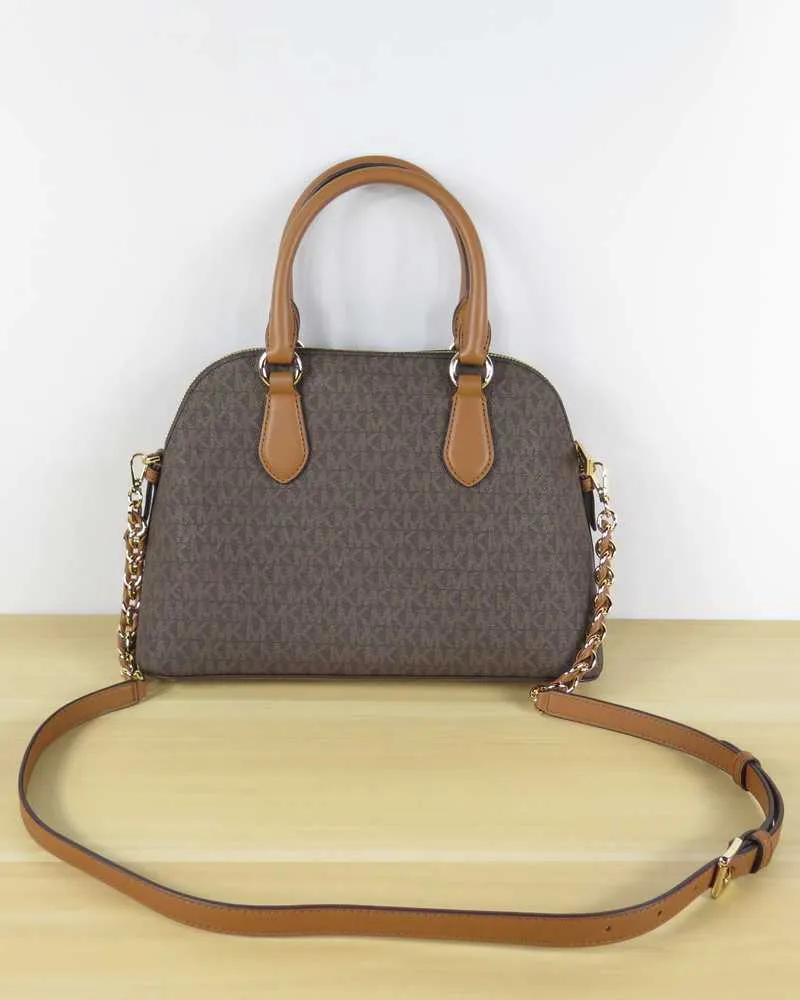 Veronica Medium Logo Dome Satchel