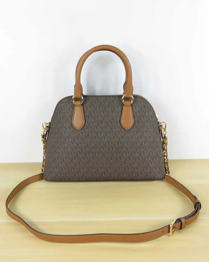 Veronica Medium Logo Dome Satchel
