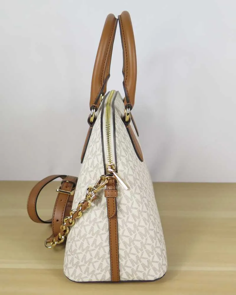 Veronica Medium Logo Dome Satchel
