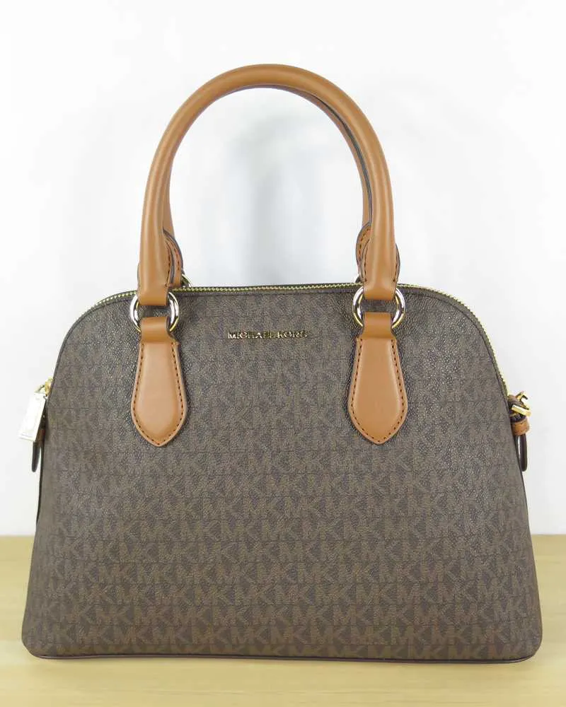 Veronica Medium Logo Dome Satchel