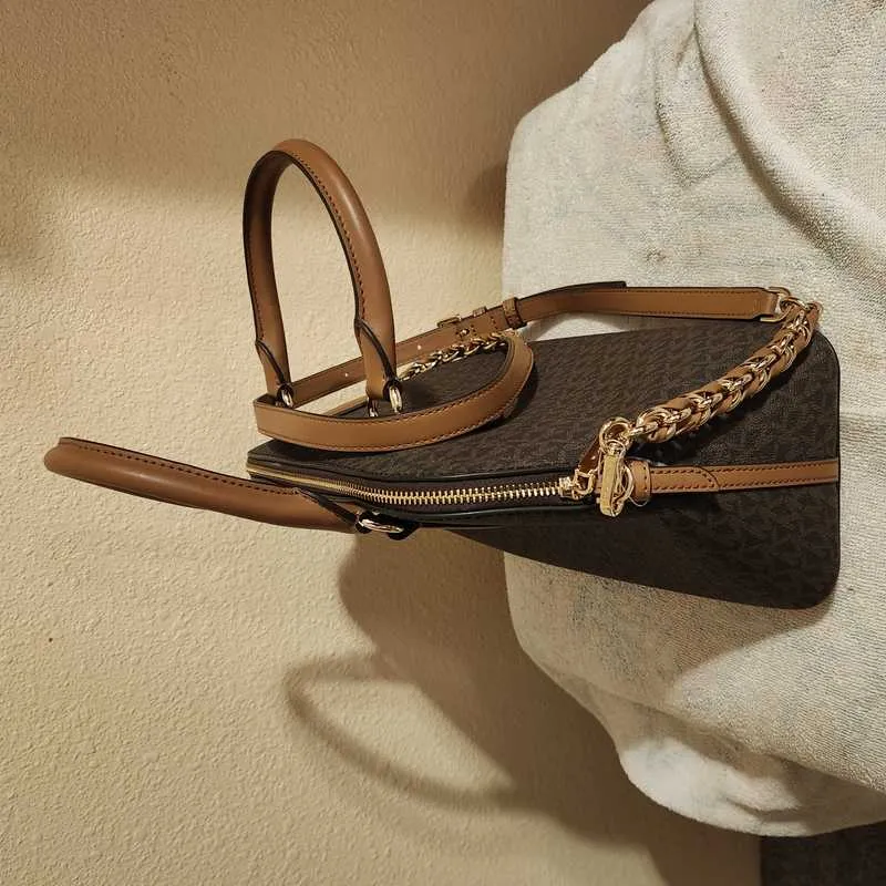 Veronica Medium Logo Dome Satchel