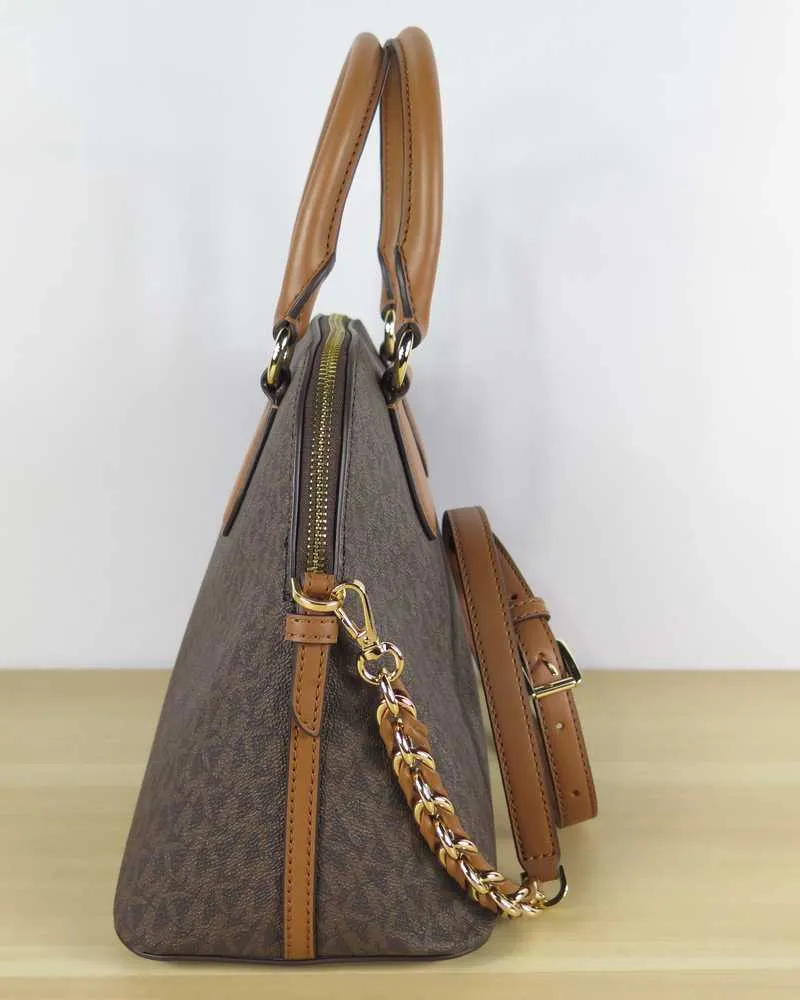 Veronica Medium Logo Dome Satchel