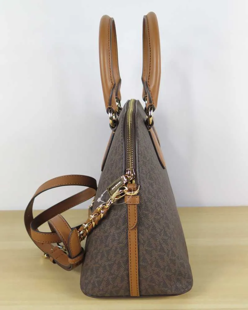 Veronica Medium Logo Dome Satchel