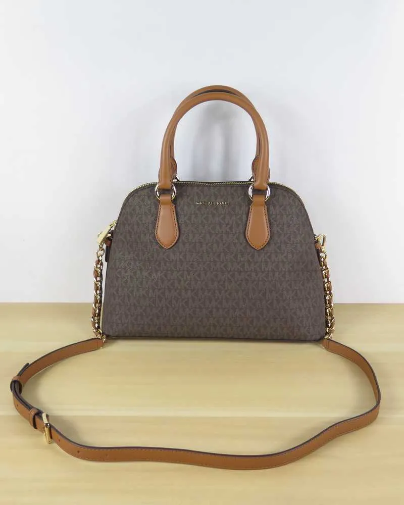 Veronica Medium Logo Dome Satchel