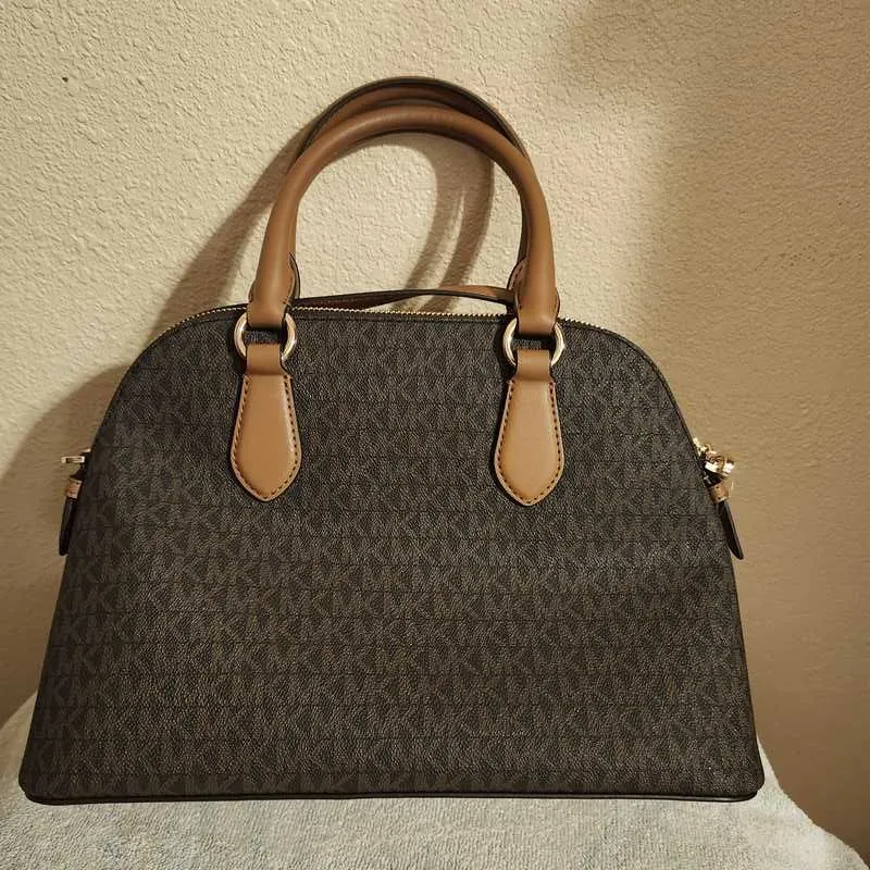 Veronica Medium Logo Dome Satchel