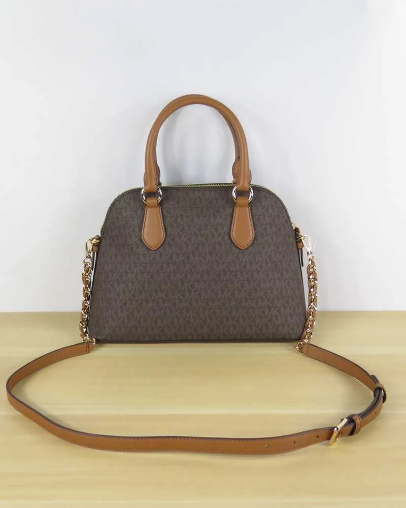 Veronica Medium Logo Dome Satchel