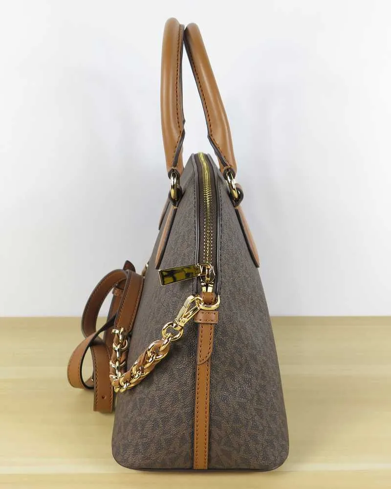Veronica Medium Logo Dome Satchel